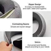 Memory Foam Travel Neck Pillow U-Shaped Pillow Snail Style Travel Neck Support Portable Adjustable Soft Noon Break Sleep Pillows