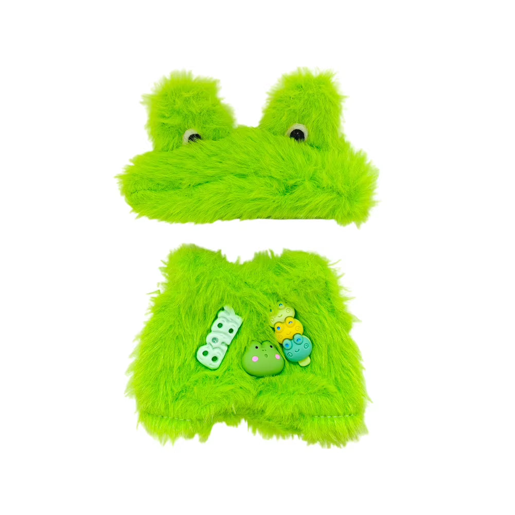 17CM Plush Doll Clothes Kawaii Doll Clothes Plush Doll Changing Clothes Dolll Clothes Suit Dolls Accessories