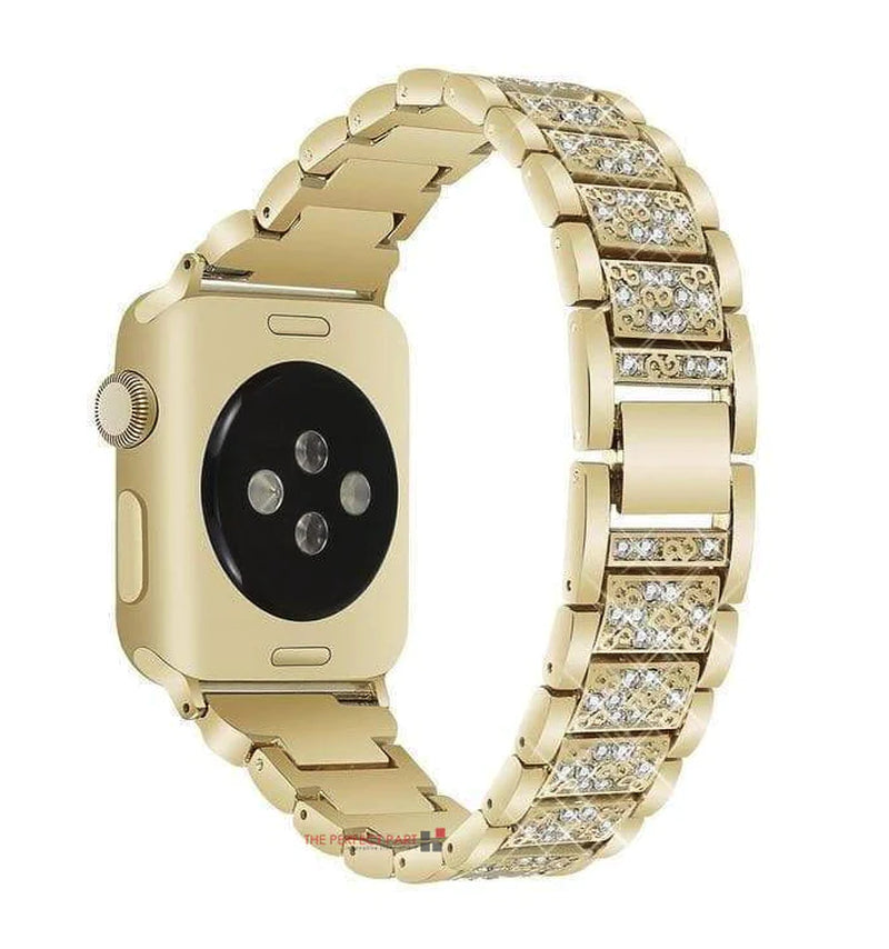 Crystal Bling Band Case Iwatch Strap for Apple Watch Ultra Series 8 7 SE 6 5 4 3
