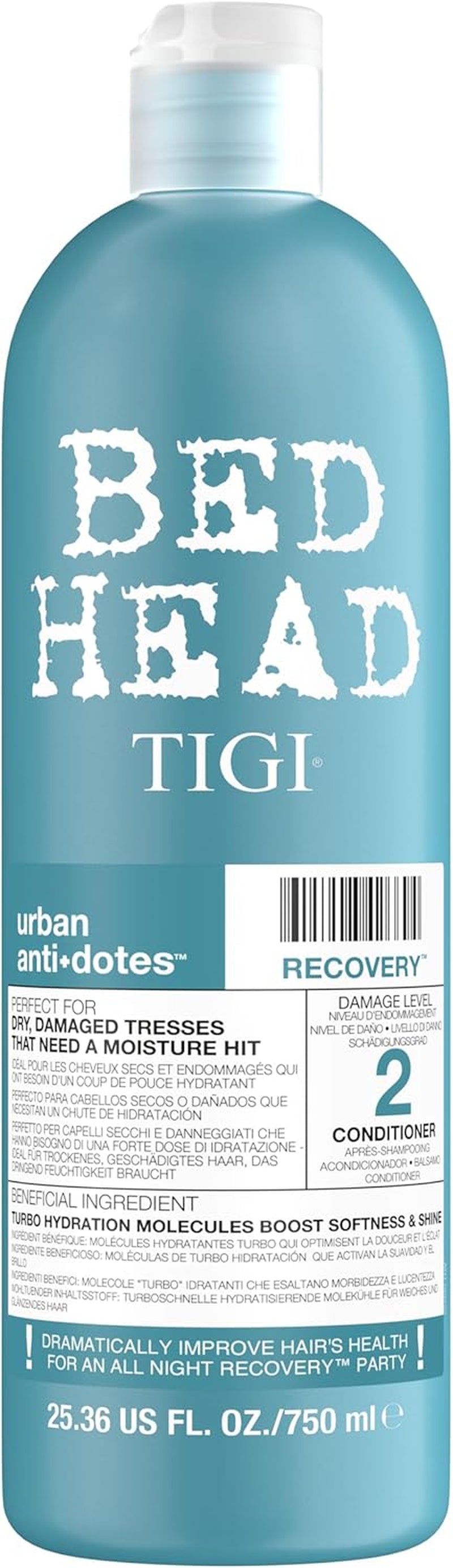Bed Head by  – Urban Antidotes Recovery, Acondicionador Hidratante Para Cabello Seco, 750 Ml