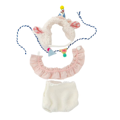 17CM Plush Doll Clothes Kawaii Doll Clothes Plush Doll Changing Clothes Dolll Clothes Suit Dolls Accessories