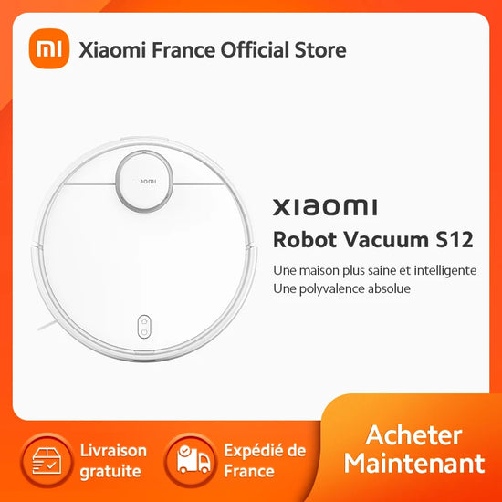 [Official] Xiaomi Robot Vacuum S12, Navigation laser LDS aspirateur robot,Puissance d&