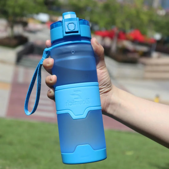 ZOUNICH-botellas de agua deportivas portátiles, a prueba de fugas, de plástico, para viajes al aire libre, sin BPA, 400/500/700/1000ML, gran oferta