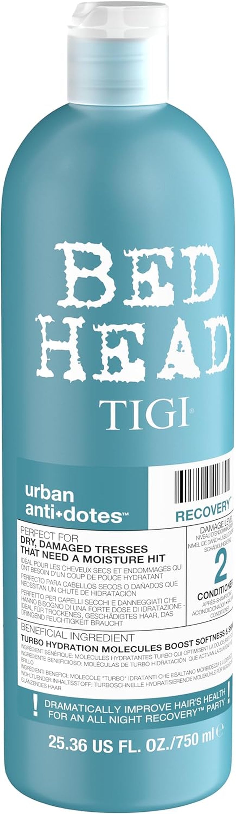 Bed Head by  – Urban Antidotes Recovery, Acondicionador Hidratante Para Cabello Seco, 750 Ml