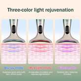 Masajeador Cara Cuello Antiarrugas Reductor Papada Mujer, 4 in 1 Masajeador Facial Eléctrico, Masajeador De Belleza Para Reafirmar La Piel Para Rostro Y Cuello, Recargable Por USB Portátil