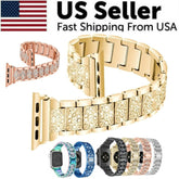 Crystal Bling Band Case Iwatch Strap for Apple Watch Ultra Series 8 7 SE 6 5 4 3