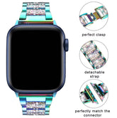 Crystal Bling Band Case Iwatch Strap for Apple Watch Ultra Series 8 7 SE 6 5 4 3